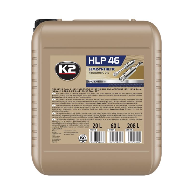 K2 HL/HLP/HVLP/HM/HV 46 20L