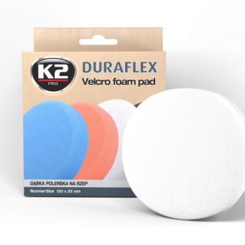 K2 DURAFLEX LOW ABRASIVE FOAM PAD WHITE