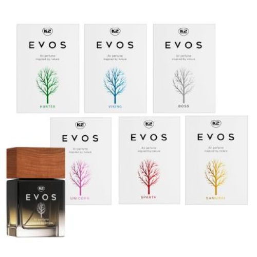 K2 EVOS MIX FLAKON 50ml perfumy do samochodu