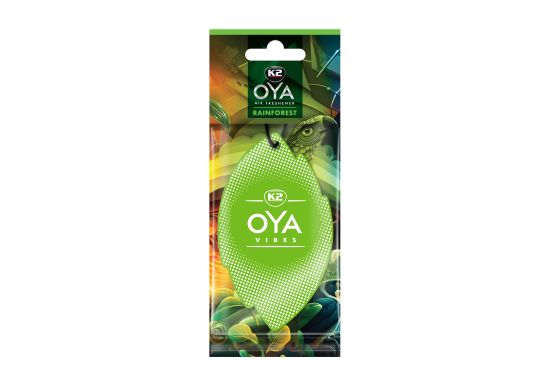 K2 OYA VIBES RAINFOREST zielona zawieszka zapach samochodowy